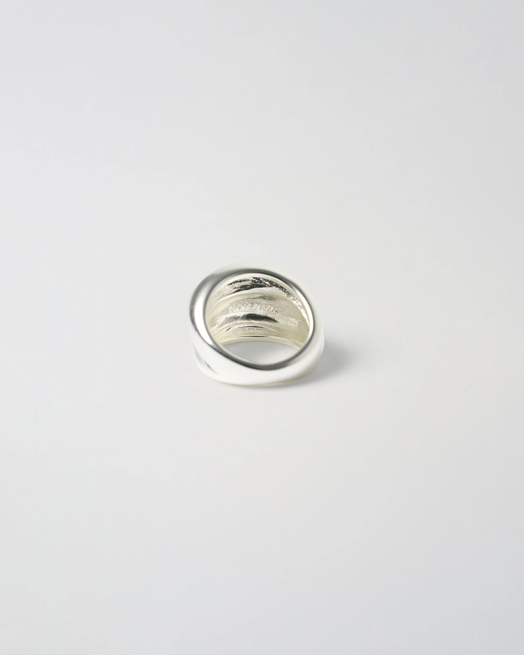 누아르나인 Dome Ring [SILVER] 상품 이미지 2