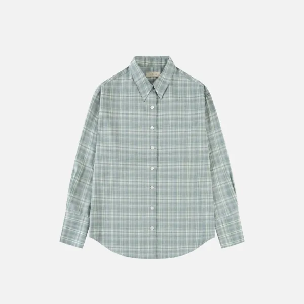 SITP5246 소프트 멀티 체크 셔츠_Pale Mint