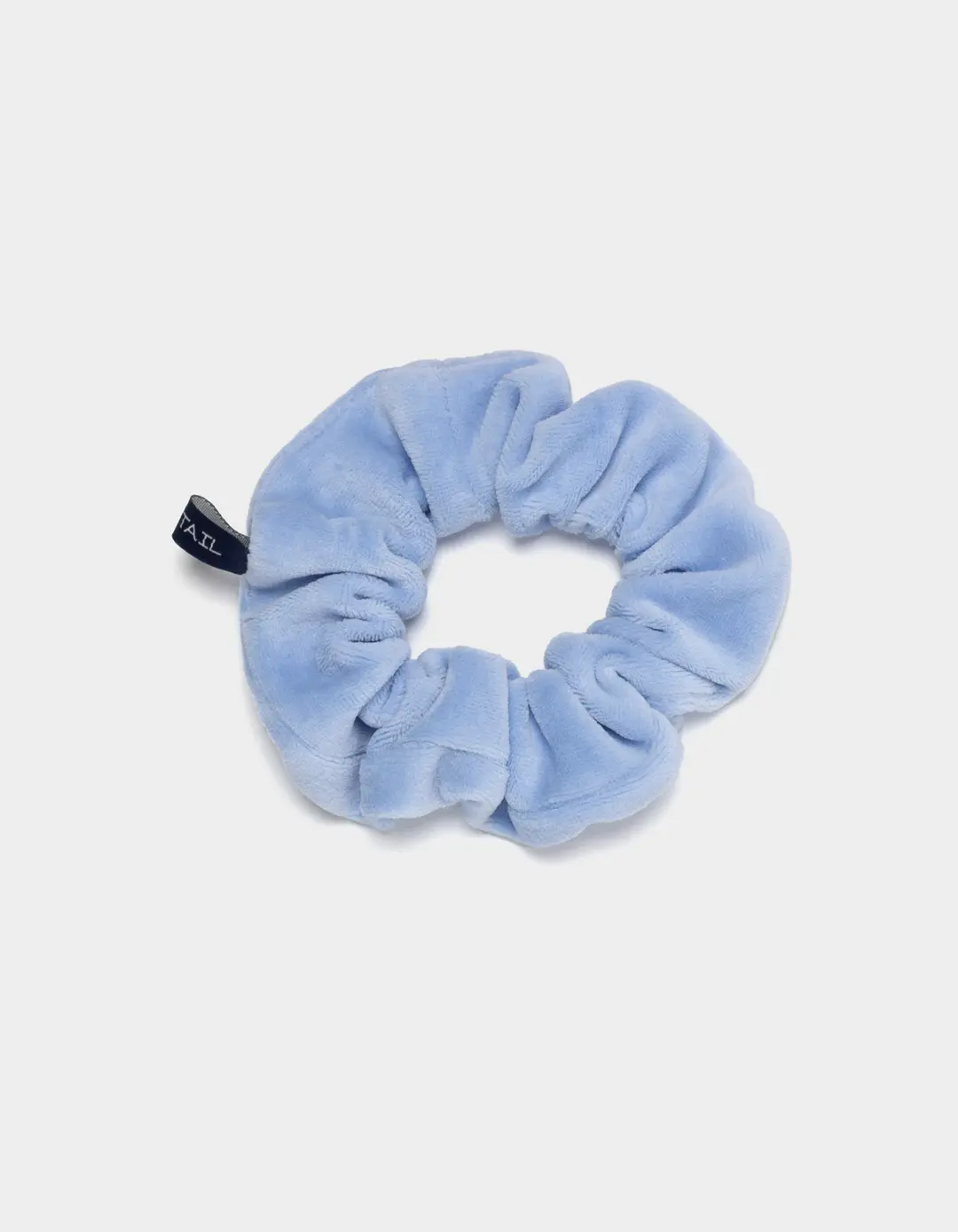 포니테일 Lulu Velour Scrunchie (Pale Blue) 상품 이미지 2