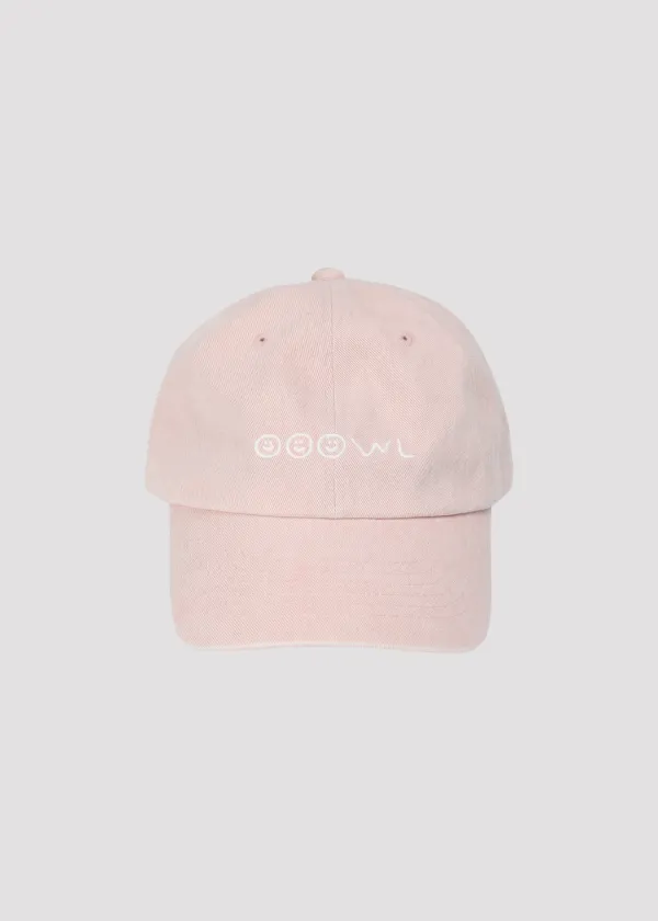 WASHING CAP LOGO PINK