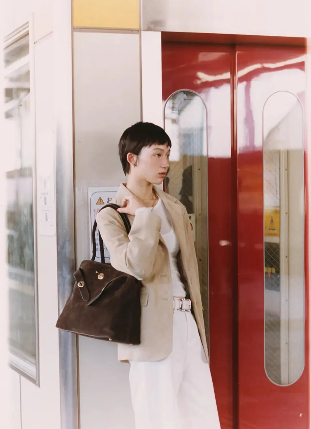 애테 SHIMO SHOPPER BAG_ESPRESSO SUEDE 상품 이미지 2