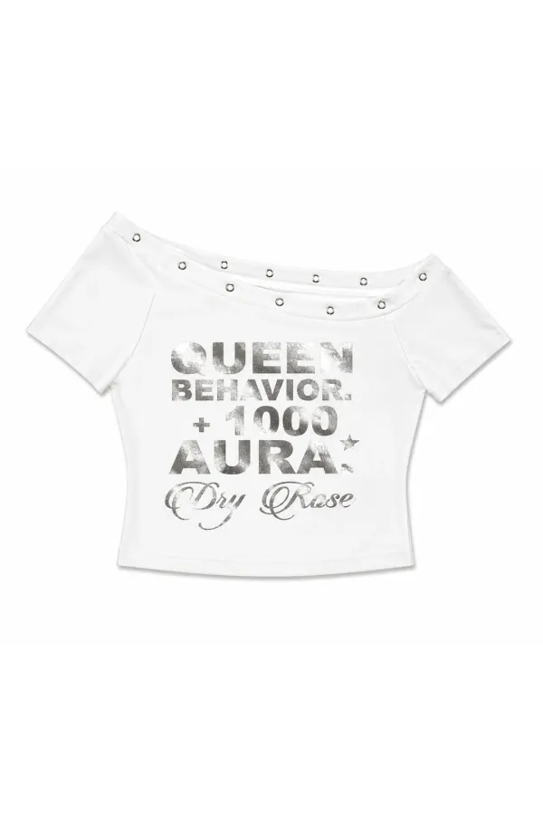 QUEEN AURA TOP (WHITE)