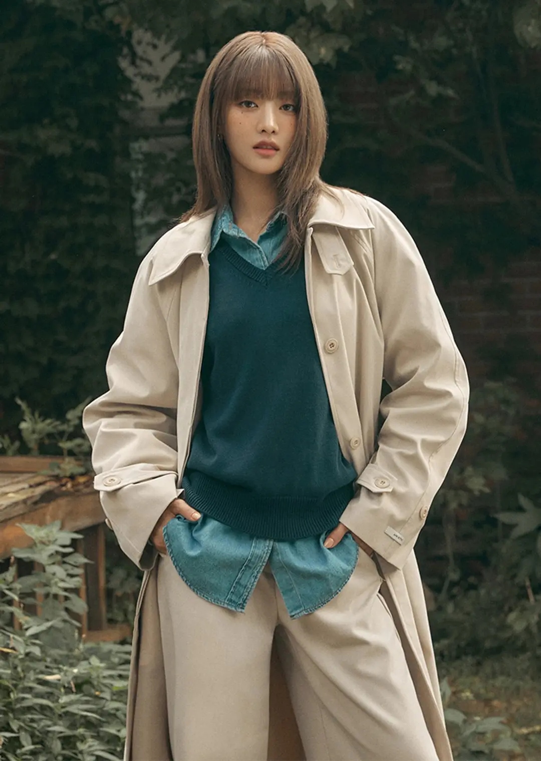 아노에틱 CLASSIC V-NECK KNIT_NAVY 상품 이미지 2