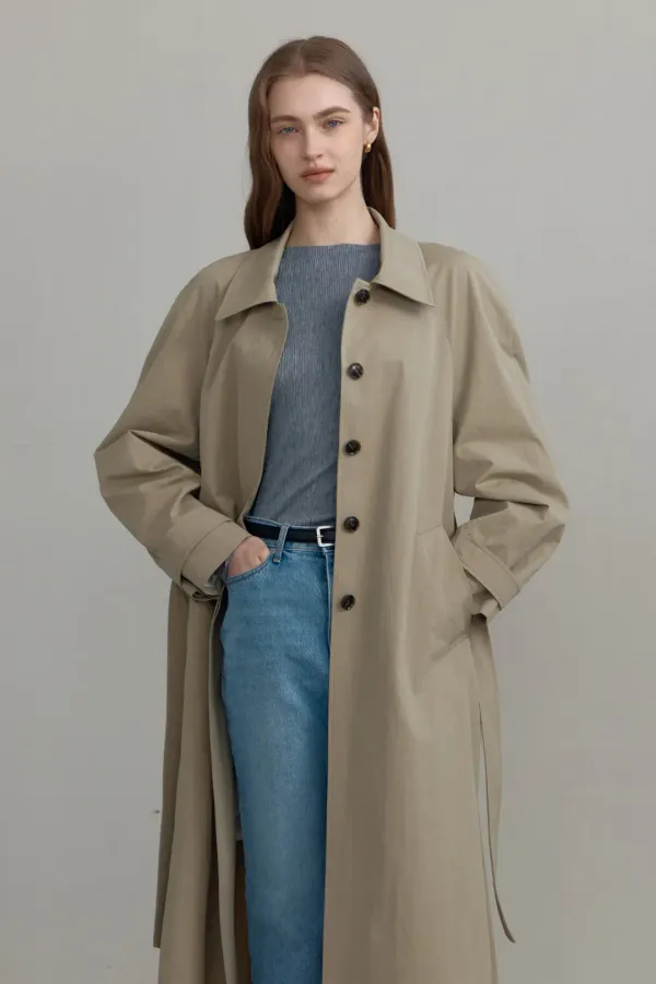 Mila Trench Coat_Beige
