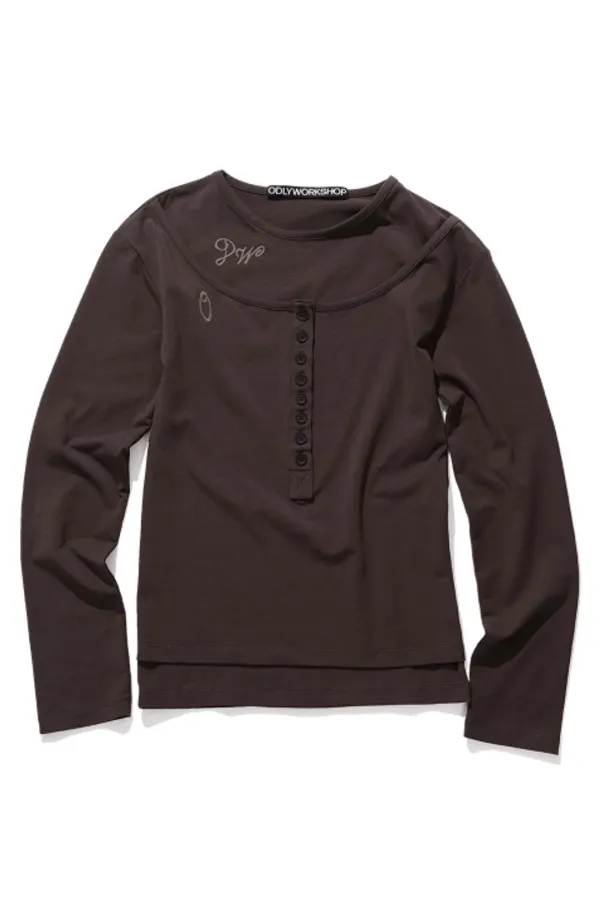 Layered Henley Tee, Jitter