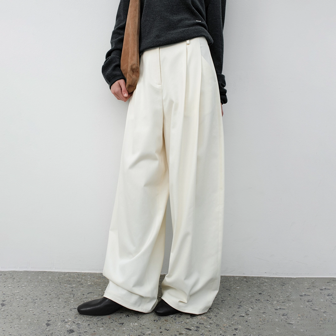 아뜰리에 나인 (PT-5712)COTTON VOLUME FALL PANTS 상품 이미지 1