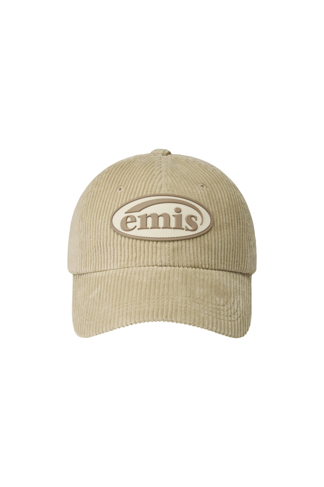 이미스 RUBBER PATCH CORDUROY BALL CAP-BEIGE 상품 이미지 1