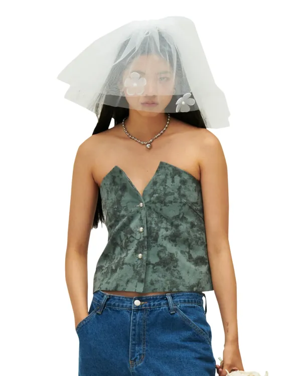 [PLZPROJECT]INK TUBE TOP