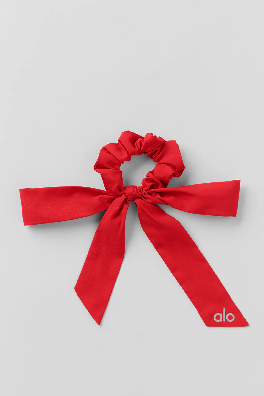 알로요가 Love Knots Tie Scrunchie - Bright Red 상품 이미지 1