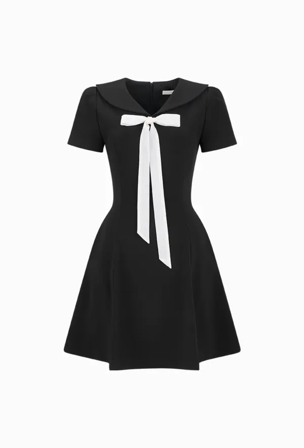 Romy Sailor Mini One-piece (Black)