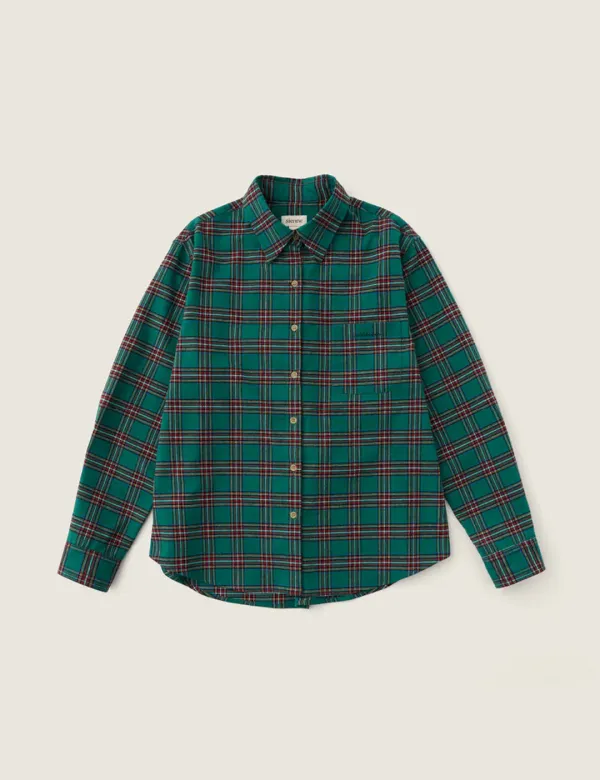 Noel Tartan Check Shirt (Green)