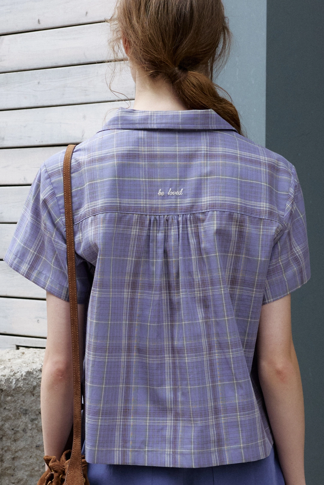 브렌다 브렌든 baker shirts - very peri 상품 이미지 2