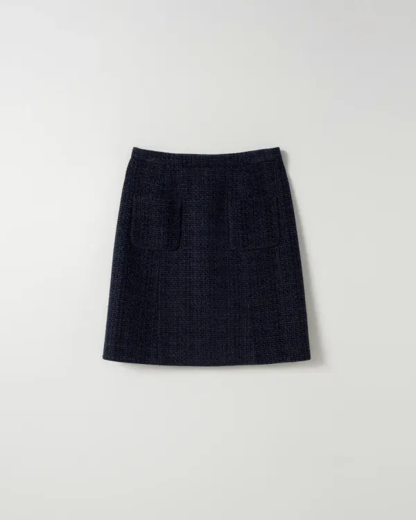 Elia Tweed Midi Skirt