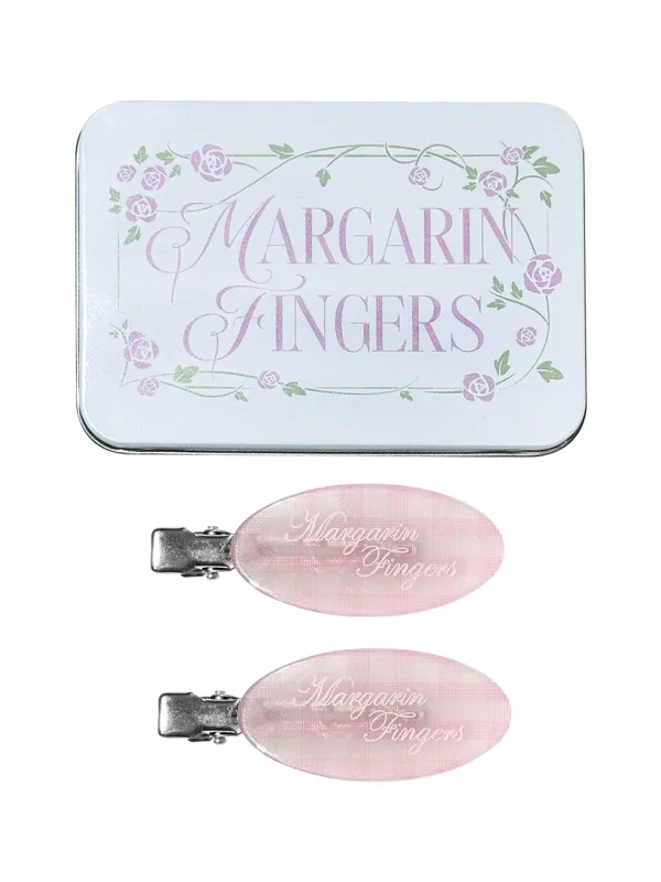 HAIR PIN TIN CASE SET (LIGHT PINK)