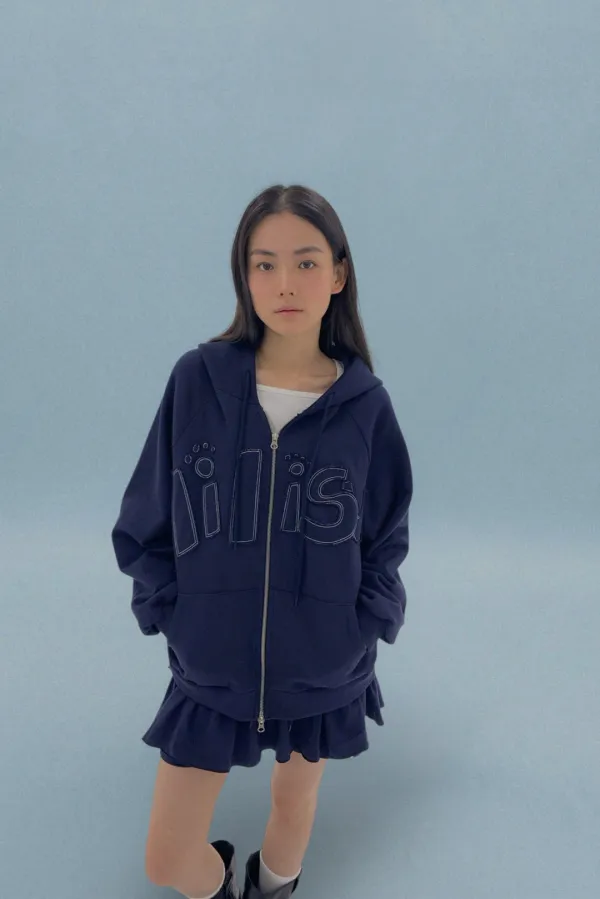 Noma hoodie zip-up / Dark Navy