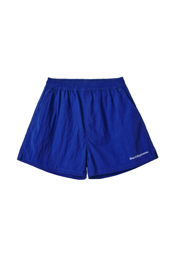 RR LOGO NYLON SHORTS - BLUE