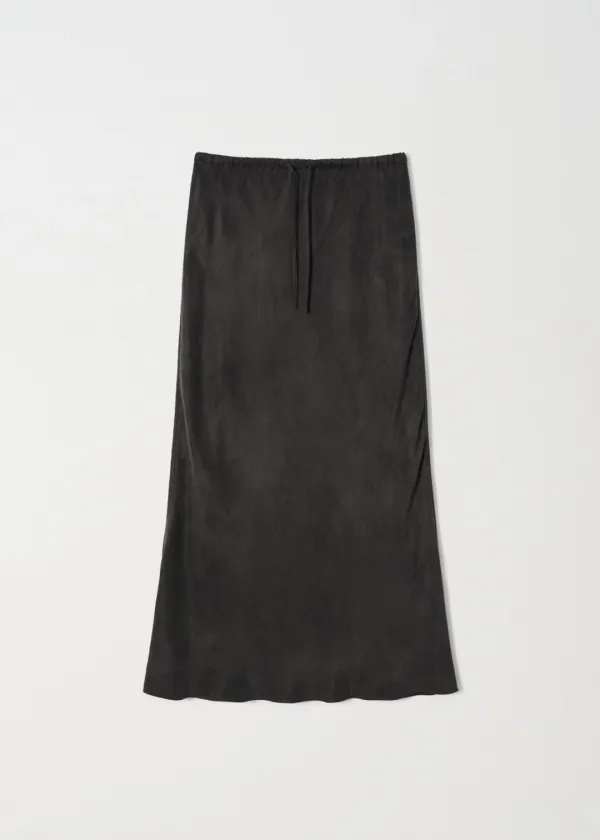 Eve Satin String Bias Skirt_2 Colors