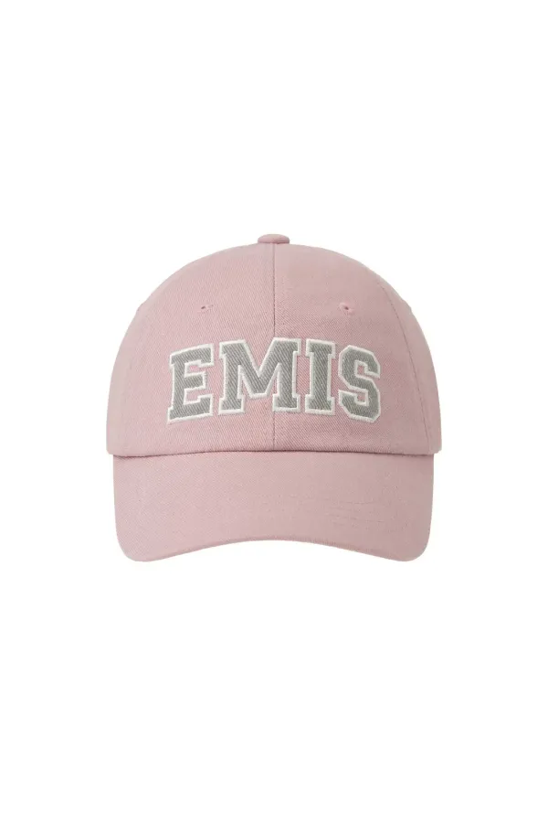 TWILL CAPITAL LOGO BALL CAP-PINK