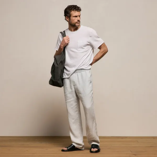 Lightweight Linen Pant - Memory Pigment