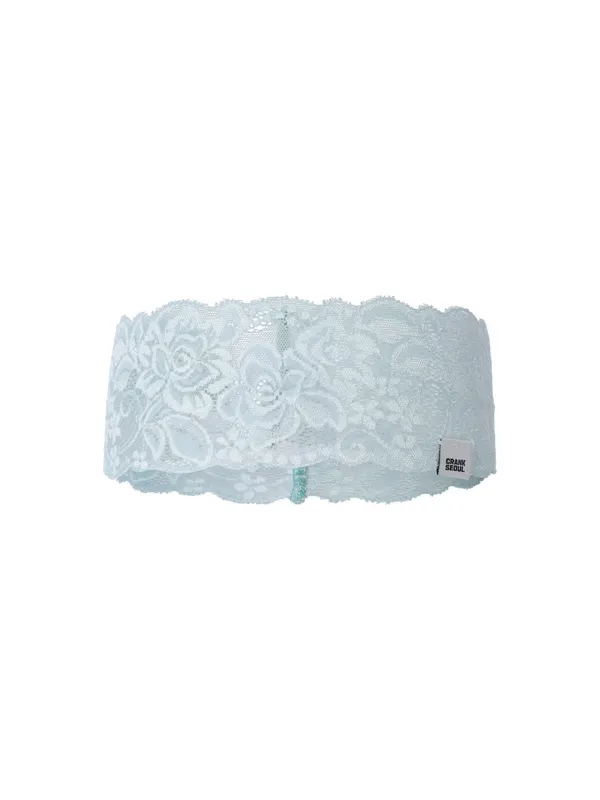 LACE VEIL HEADBAND_MINT