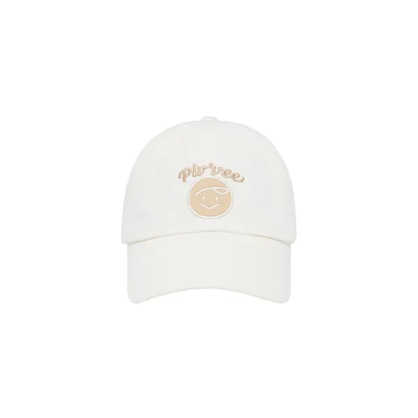 Calivee Applique Ball Cap (sand beige)