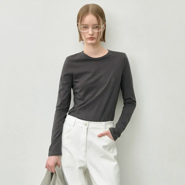 (T-6999)ESSENTIAL OUT STITCHED TEE
