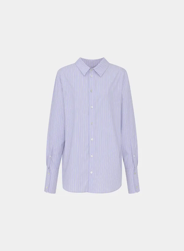 Evony cotton turtle striped SH - Blue