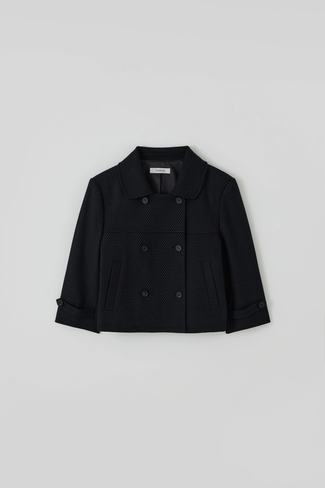 타낫 T/T Round double jacket (black) 상품 이미지 1
