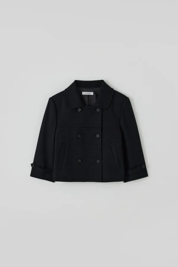 T/T Round double jacket (black)