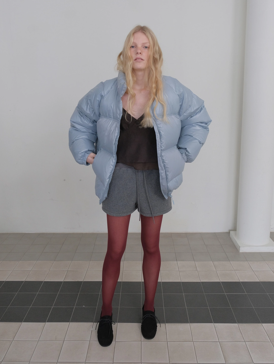 포에토 Gloss puffer duck down jumper - cloud blue 상품 이미지 2
