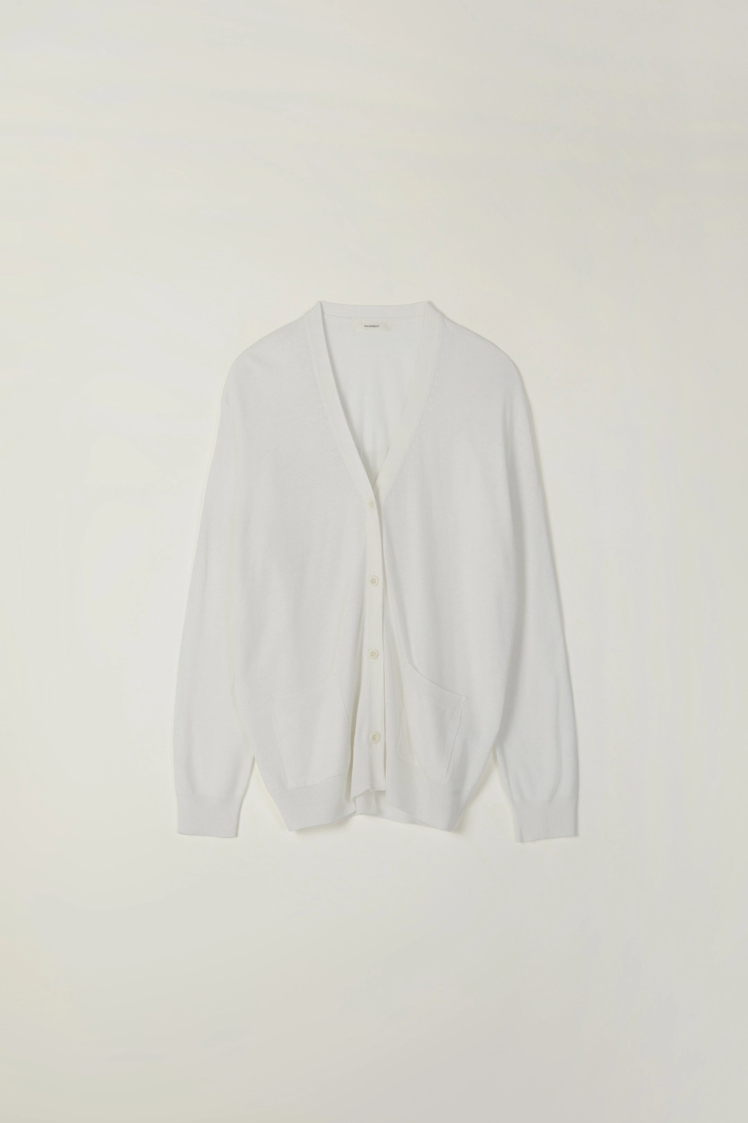 세이지먼트 LOWEN WHOLEGARMENT KNIT CARDIGAN_IVORY 상품 이미지 3