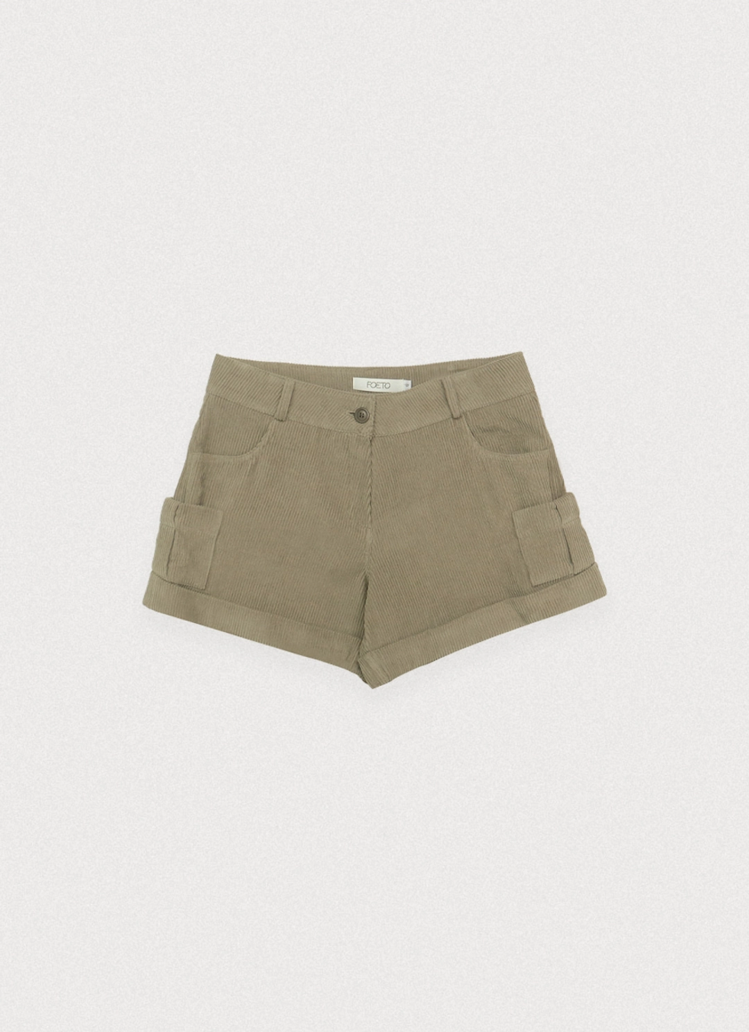 포에토 Corduroy fold shorts - beige 상품 이미지 3