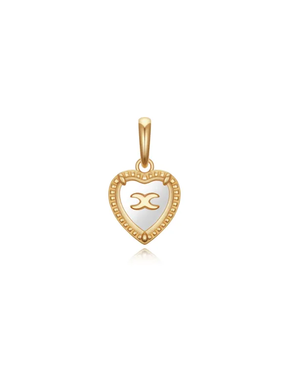 Clear Heart Charm