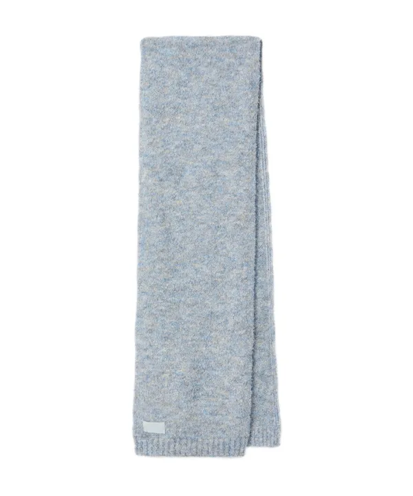 Sherbet Knit Muffler-Blue