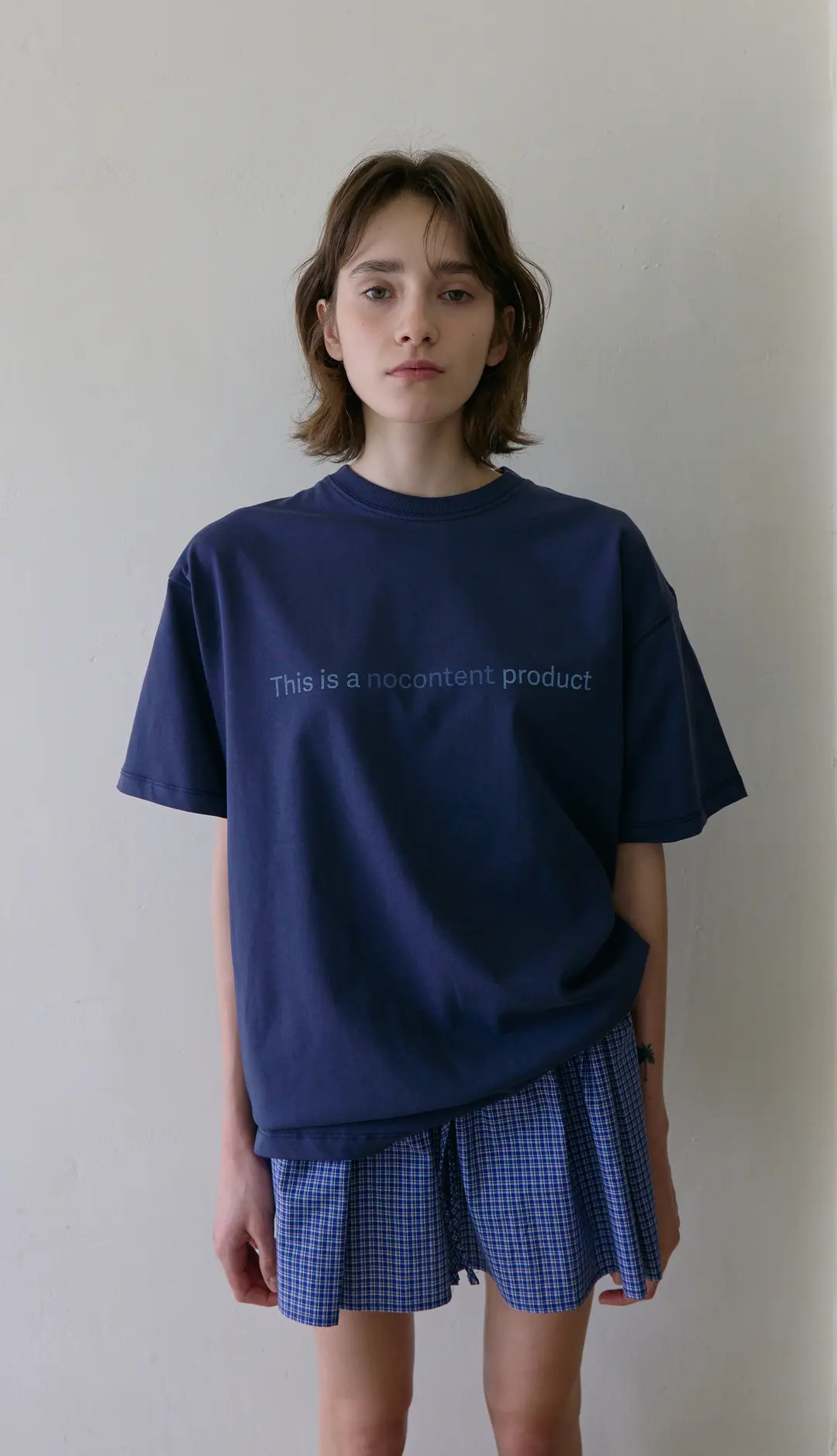 노컨텐츠 154. Nocontent Product T _ Navy 상품 이미지 3