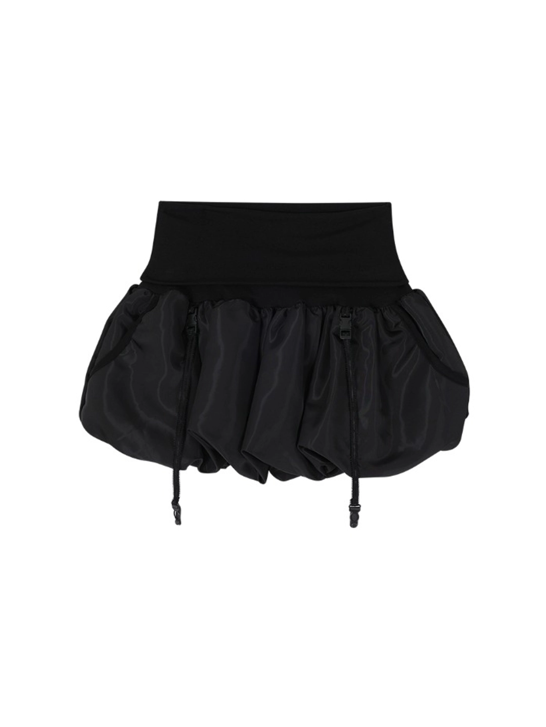크랭크 [Last one] LACE STRAP BALLOON SKIRT PANTS_BLACK 상품 이미지 1
