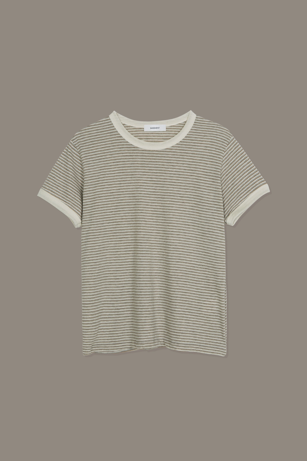 세이지먼트 HAZEL STRIPE HALF T(BEIGE) 상품 이미지 3