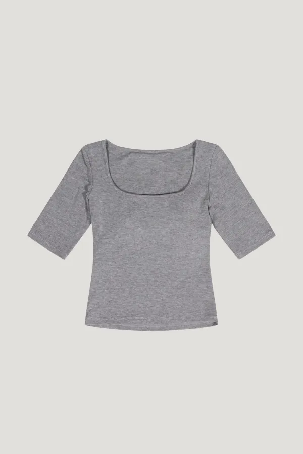 Grace Square Tee (gray)