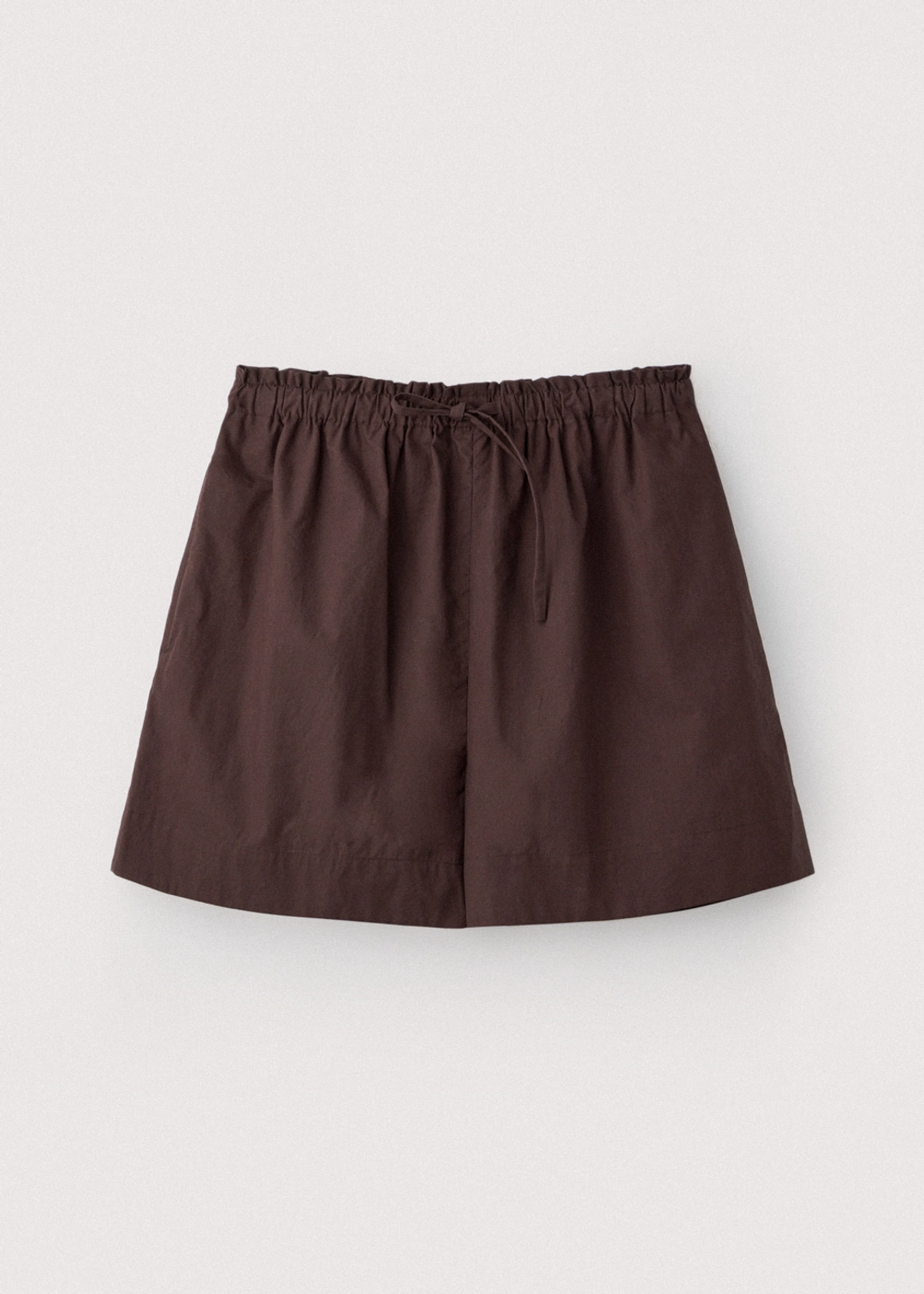 우마뭉 Fine cotton flare shorts_Umber 상품 이미지 3