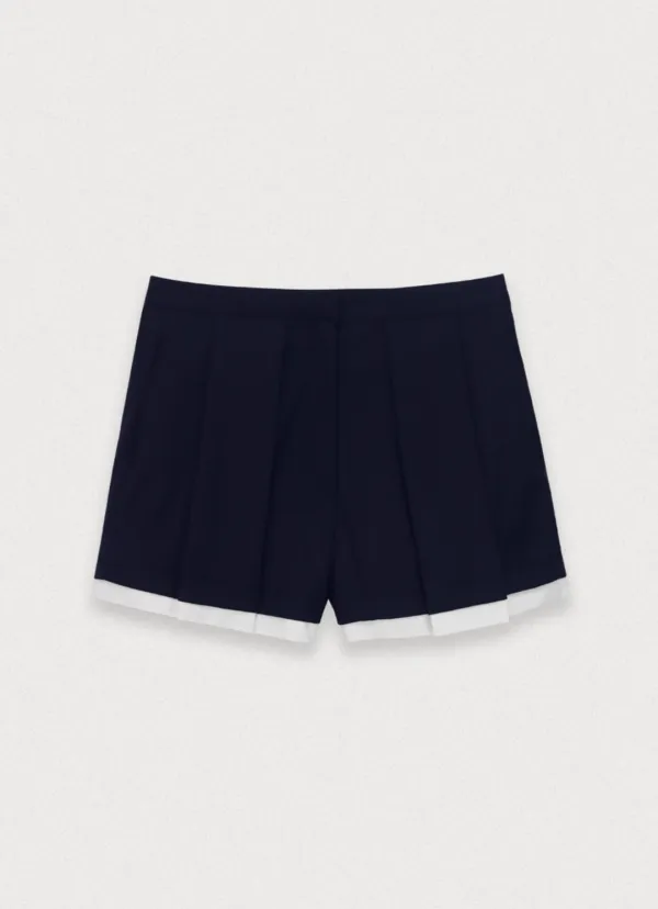 Conternir layered shorts - navy