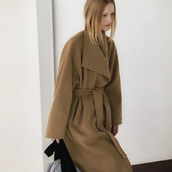 (Z-CT-1440)TOQUE WOOL HANDMADE COAT S