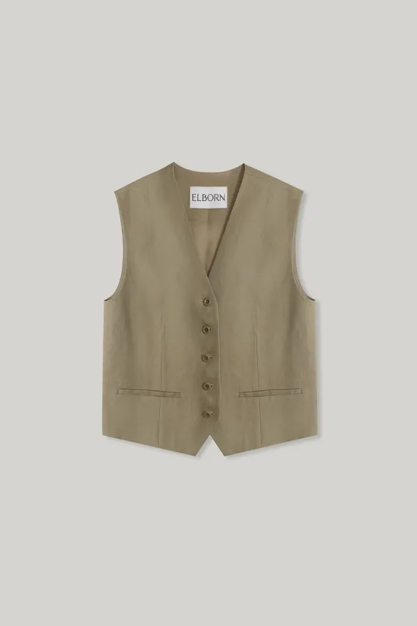 Maren Linen Vest