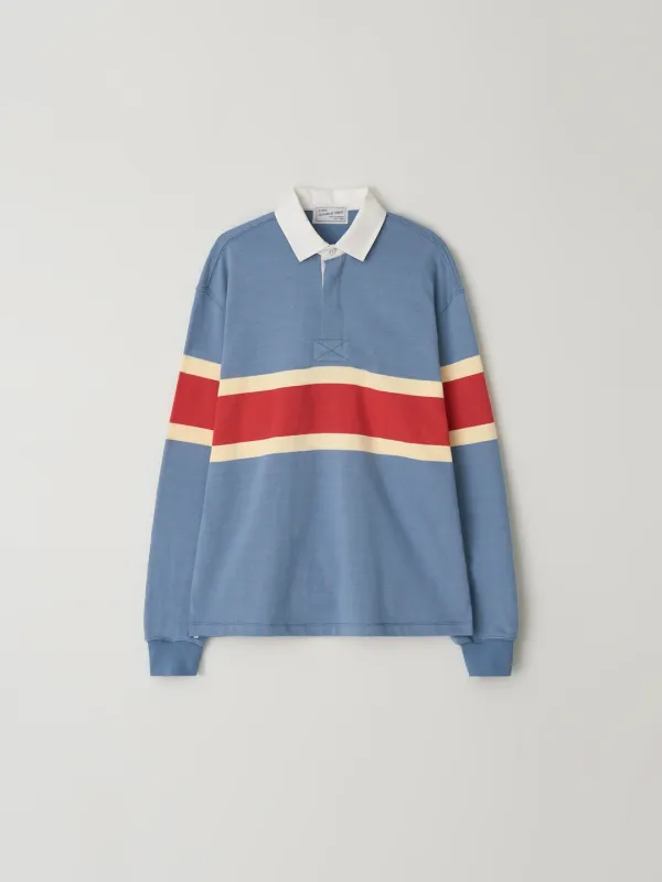 Porter rugby shirt_vintage blue