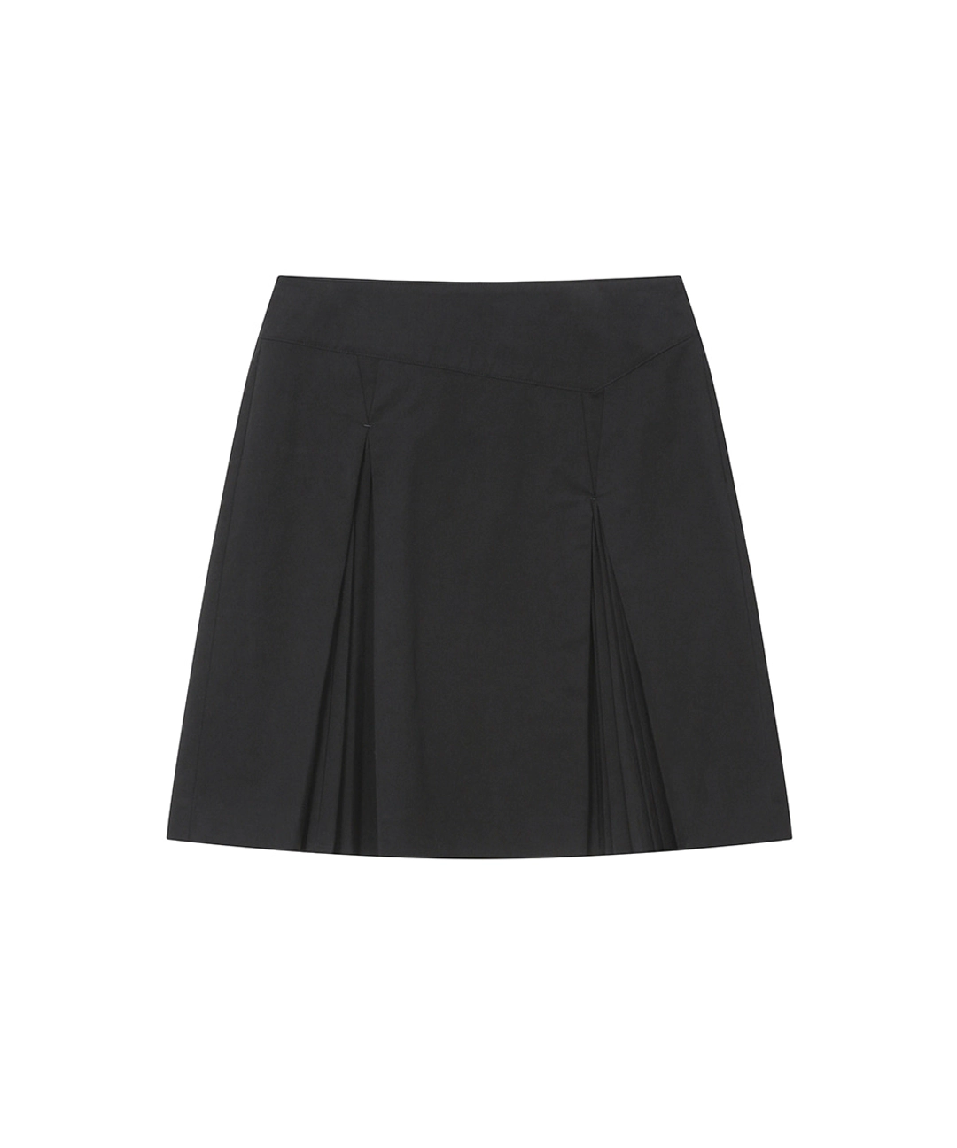 미세키서울 [레이 PICK] Accordion side pleats midi skirt BLACK 상품 이미지 1