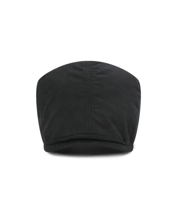 Logo panel hunting cap BLACK