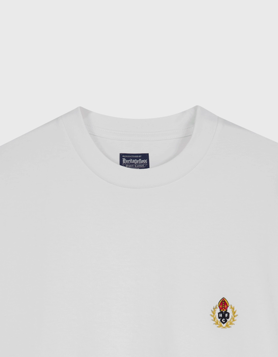 헤리티지플로스 CREST 20S COMPACT YARN LONG SLEEVE / White 상품 이미지 2