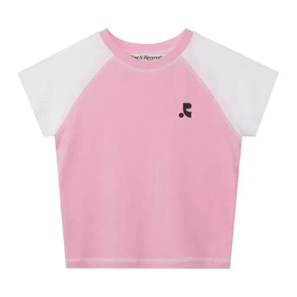 RAGLAN CROP TOP - PINK