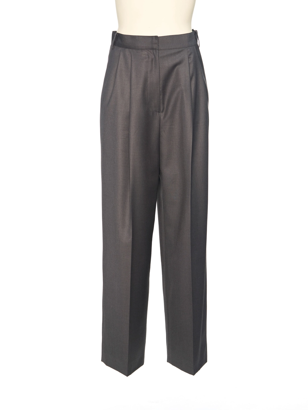 푸쉬버튼 FW25 UNDERLINE DARK GRAY WIDE PANTS 상품 이미지 1