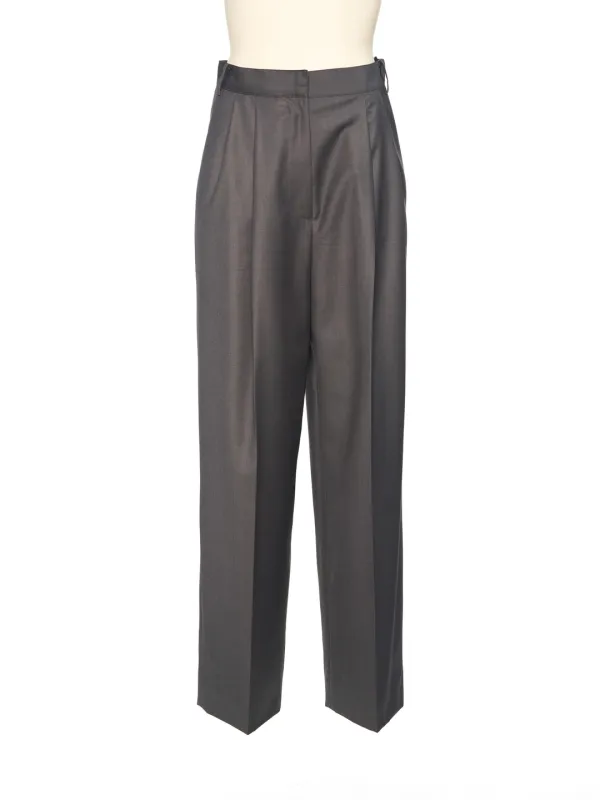 FW25 UNDERLINE DARK GRAY WIDE PANTS