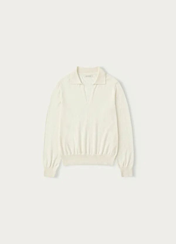 Vera collar knit (Milk ivory)